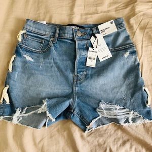 New Express Vintage High Rise shorts.
